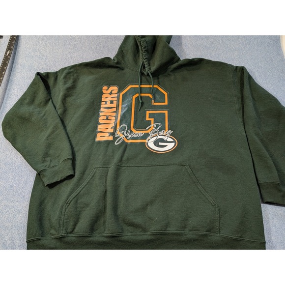 Gildan Other - Green Bay Packers Hoodie Mens 2XL Green Graphic Sweatshirt NFL Football Gilden